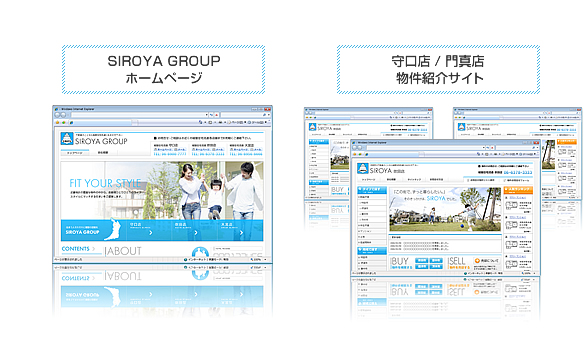 ������ЃV�����z�[���y�[�W�Ǝ���^���c�^����̊e�X�̕����Љ�T�C�g